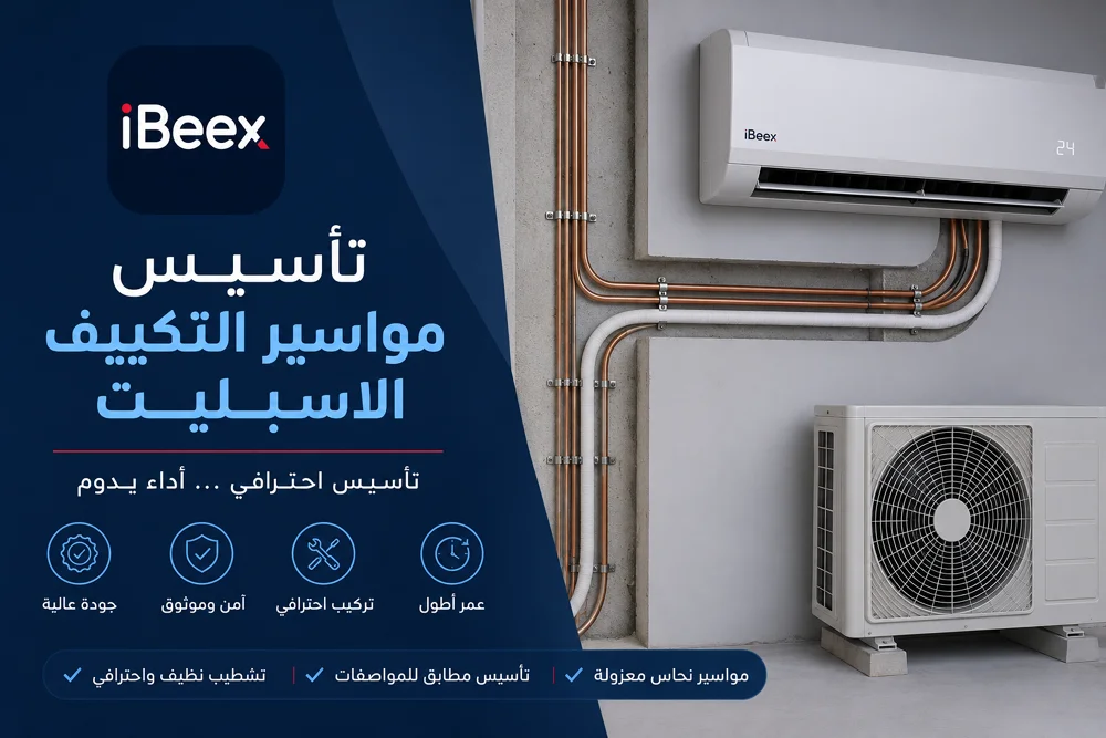 تأسيس مواسير التكييف